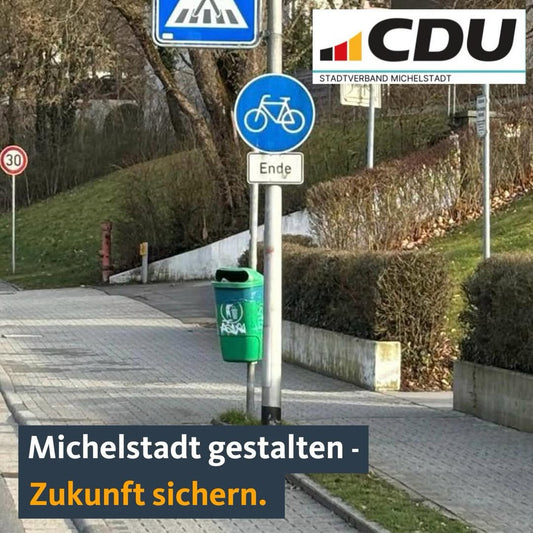 Radwege ausbauen. Verkehr sicherer machen.
