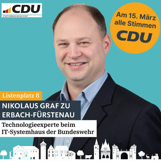 Sicherheit. Innovation. Verantwortung.  Nikolaus Graf zu Erbach-Fürstenau