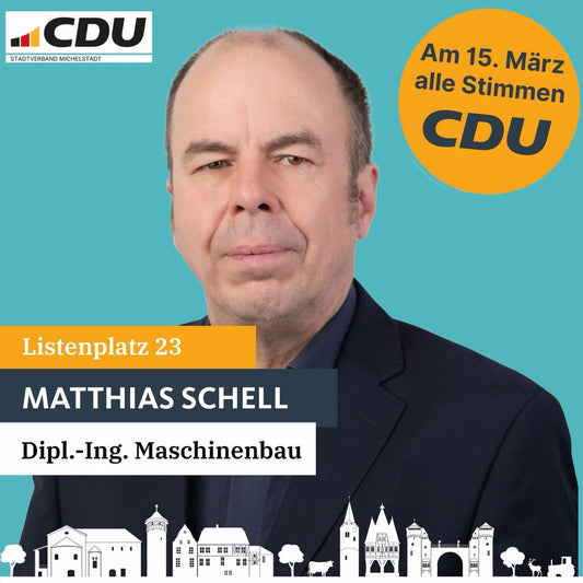 Auf Platz 23 unserer Liste ist Matthias Schell, Diplom-Ingenieur Maschinenbau.