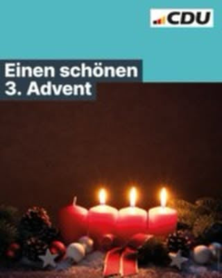 Einen schönen 3. Advent.